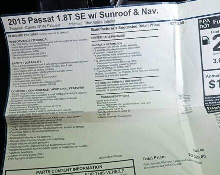 Білий Фольксваген Пассат, об'ємом двигуна 1.8 л та пробігом 184 тис. км за 11500 $, фото 19 на Automoto.ua