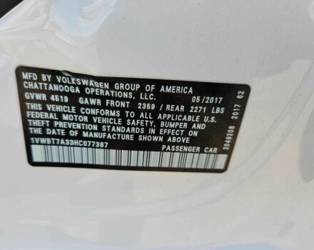 Белый Фольксваген Пассат, объемом двигателя 1.8 л и пробегом 72 тыс. км за 8659 $, фото 11 на Automoto.ua