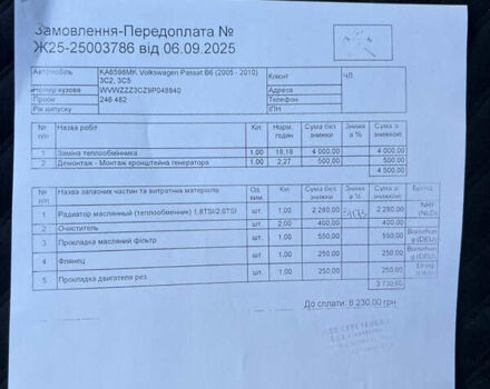 Чорний Фольксваген Пассат, об'ємом двигуна 1.8 л та пробігом 247 тис. км за 6700 $, фото 24 на Automoto.ua
