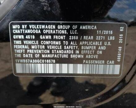 Черный Фольксваген Пассат, объемом двигателя 1.8 л и пробегом 87 тыс. км за 1400 $, фото 8 на Automoto.ua