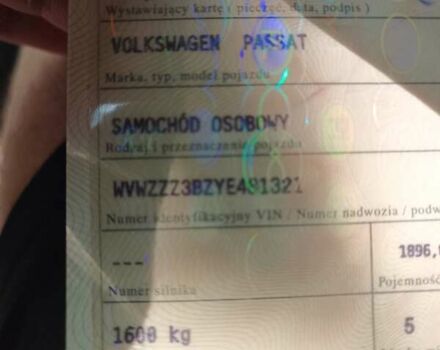 Черный Фольксваген Пассат, объемом двигателя 1.9 л и пробегом 490 тыс. км за 3600 $, фото 14 на Automoto.ua
