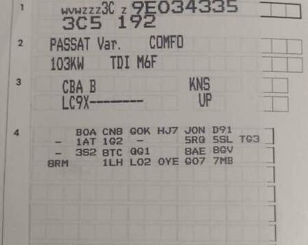 Черный Фольксваген Пассат, объемом двигателя 1.97 л и пробегом 186 тыс. км за 7800 $, фото 31 на Automoto.ua