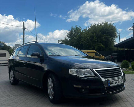 Черный Фольксваген Пассат, объемом двигателя 2 л и пробегом 330 тыс. км за 6600 $, фото 1 на Automoto.ua