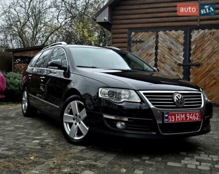 Черный Фольксваген Пассат, объемом двигателя 2 л и пробегом 225 тыс. км за 8800 $, фото 1 на Automoto.ua