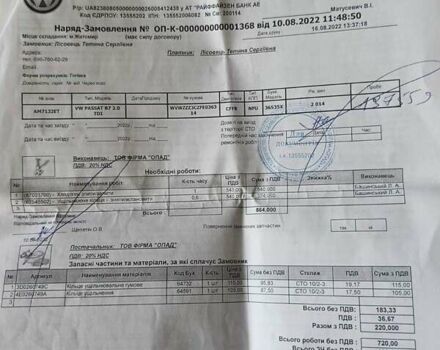 Черный Фольксваген Пассат, объемом двигателя 1.97 л и пробегом 165 тыс. км за 12900 $, фото 18 на Automoto.ua