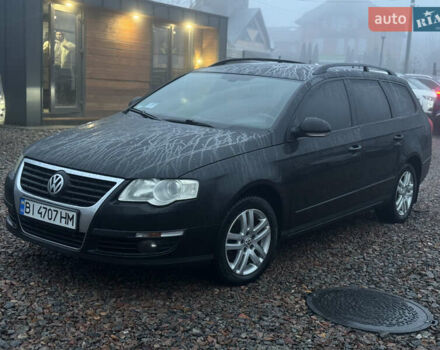 Черный Фольксваген Пассат, объемом двигателя 2 л и пробегом 317 тыс. км за 5450 $, фото 1 на Automoto.ua