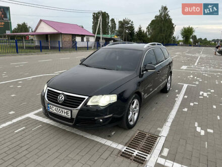 Черный Фольксваген Пассат, объемом двигателя 2 л и пробегом 327 тыс. км за 7800 $, фото 1 на Automoto.ua