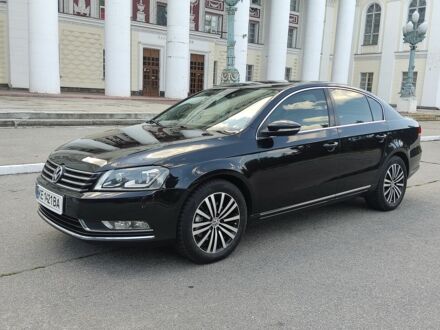 Фольксваген Пассат 2012 в Днепре (Днепропетровске) на Automoto.ua Черный Фольксваген Пассат, объемом двигателя 2 л и пробегом 208 тыс. км за 11500 $, фото 1 на Automoto.ua