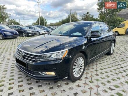 Черный Фольксваген Пассат, объемом двигателя 1.8 л и пробегом 186 тыс. км за 15000 $, фото 1 на Automoto.ua