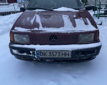 Красный Фольксваген Пассат, объемом двигателя 1.9 л и пробегом 220 тыс. км за 1500 $, фото 1 на Automoto.ua