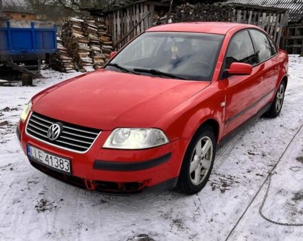 Красный Фольксваген Пассат, объемом двигателя 1.9 л и пробегом 390 тыс. км за 1499 $, фото 1 на Automoto.ua