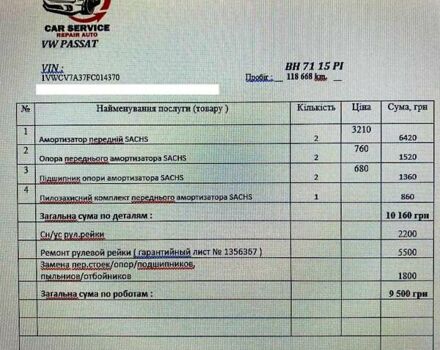 Сірий Фольксваген Пассат, об'ємом двигуна 2 л та пробігом 135 тис. км за 15000 $, фото 24 на Automoto.ua