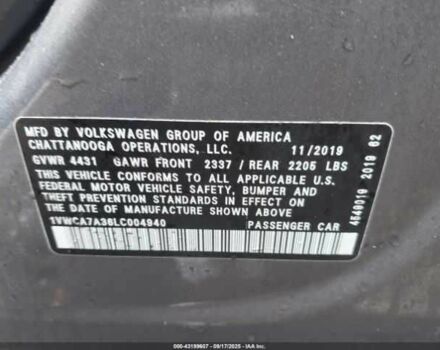 Серый Фольксваген Пассат, объемом двигателя 2 л и пробегом 66 тыс. км за 13000 $, фото 8 на Automoto.ua