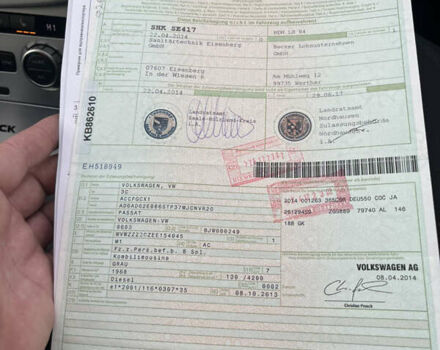 Серый Фольксваген Пассат, объемом двигателя 1.97 л и пробегом 295 тыс. км за 14500 $, фото 26 на Automoto.ua