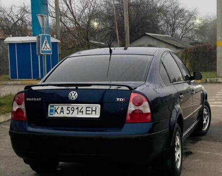 Синий Фольксваген Пассат, объемом двигателя 1.9 л и пробегом 370 тыс. км за 4400 $, фото 1 на Automoto.ua