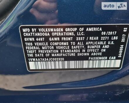 Синій Фольксваген Пассат, об'ємом двигуна 2 л та пробігом 127 тис. км за 16400 $, фото 17 на Automoto.ua