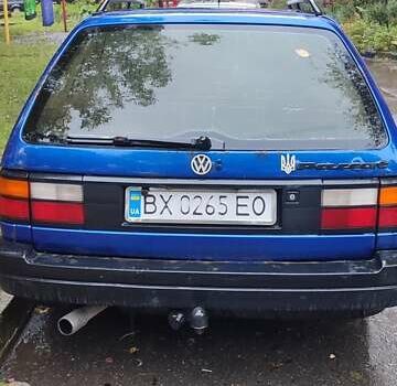 Синий Фольксваген Пассат, объемом двигателя 1.8 л и пробегом 470 тыс. км за 1600 $, фото 3 на Automoto.ua