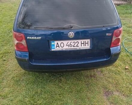 Синий Фольксваген Пассат, объемом двигателя 1.9 л и пробегом 400 тыс. км за 3400 $, фото 1 на Automoto.ua