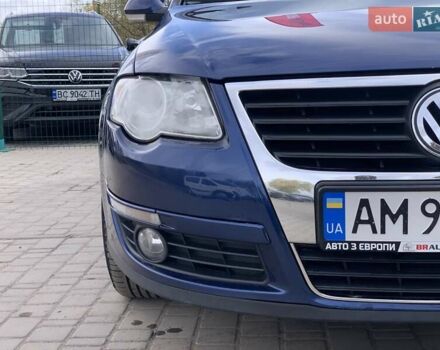 Синий Фольксваген Пассат, объемом двигателя 2 л и пробегом 344 тыс. км за 6455 $, фото 5 на Automoto.ua