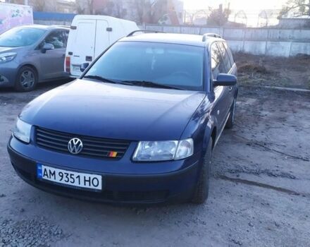 Синий Фольксваген Пассат, объемом двигателя 1.9 л и пробегом 440 тыс. км за 3400 $, фото 1 на Automoto.ua