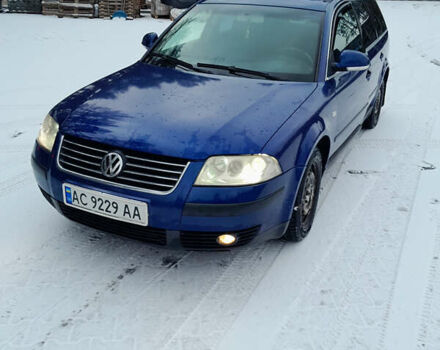 Синий Фольксваген Пассат, объемом двигателя 1.9 л и пробегом 360 тыс. км за 4000 $, фото 1 на Automoto.ua