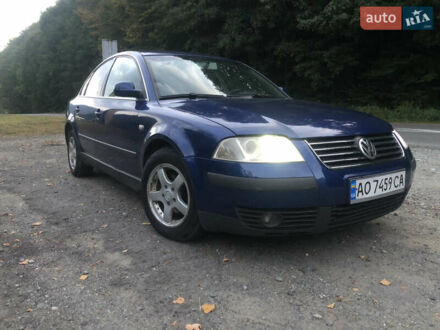 Фольксваген Пассат 2002 в Рахове на Automoto.ua Синий Фольксваген Пассат, объемом двигателя 1.9 л и пробегом 390 тыс. км за 4000 $, фото 1 на Automoto.ua