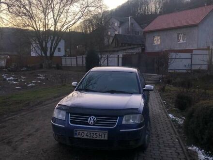 Фольксваген Пассат 2002 в Тячеве на Automoto.ua Синий Фольксваген Пассат, объемом двигателя 1.8 л и пробегом 330 тыс. км за 3200 $, фото 1 на Automoto.ua