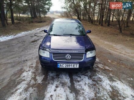 Фольксваген Пассат 2003 в Старая Выжевка на Automoto.ua Синий Фольксваген Пассат, объемом двигателя 1.9 л и пробегом 525 тыс. км за 3700 $, фото 1 на Automoto.ua
