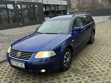 Синий Фольксваген Пассат, объемом двигателя 1.9 л и пробегом 313 тыс. км за 3999 $, фото 1 на Automoto.ua