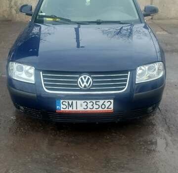 Синий Фольксваген Пассат, объемом двигателя 1.9 л и пробегом 424 тыс. км за 2500 $, фото 1 на Automoto.ua