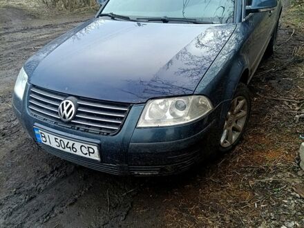 Фольксваген Пассат 2004 в Межевой на Automoto.ua Синий Фольксваген Пассат, объемом двигателя 1.9 л и пробегом 418 тыс. км за 3200 $, фото 1 на Automoto.ua