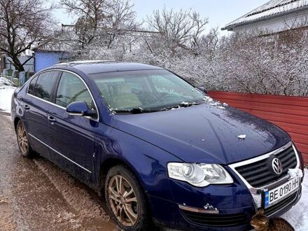 Фольксваген Пассат 2005 в Березнеговатом на Automoto.ua Синий Фольксваген Пассат, объемом двигателя 2 л и пробегом 280 тыс. км за 5200 $, фото 1 на Automoto.ua