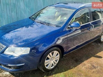 Фольксваген Пассат 2006 в Вишневом на Automoto.ua Синий Фольксваген Пассат, объемом двигателя 2 л и пробегом 335 тыс. км за 6300 $, фото 1 на Automoto.ua