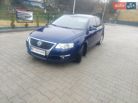 Фольксваген Пассат 2008 в Самборе на Automoto.ua Синий Фольксваген Пассат, объемом двигателя 1.97 л и пробегом 335 тыс. км за 6600 $, фото 1 на Automoto.ua