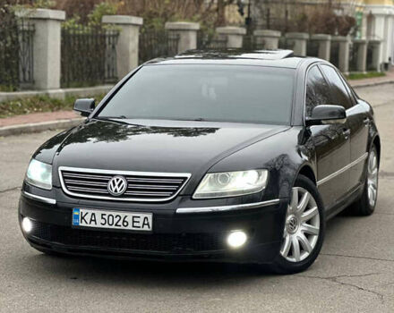 Чорний Фольксваген Фаєтон, об'ємом двигуна 5 л та пробігом 272 тис. км за 6700 $, фото 4 на Automoto.ua