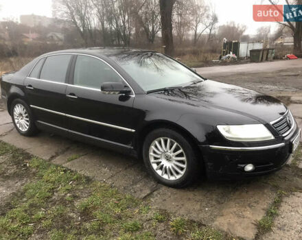 Черный Фольксваген Фаетон, объемом двигателя 2.97 л и пробегом 310 тыс. км за 6500 $, фото 1 на Automoto.ua