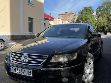 Фольксваген Фаетон 2007 в Житомире на Automoto.ua Черный Фольксваген Фаетон, объемом двигателя 3 л и пробегом 220 тыс. км за 10000 $, фото 1 на Automoto.ua