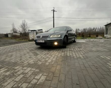 Синий Фольксваген Фаетон, объемом двигателя 3 л и пробегом 280 тыс. км за 3950 $, фото 2 на Automoto.ua