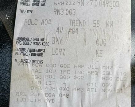 Черный Фольксваген Поло, объемом двигателя 1.4 л и пробегом 170 тыс. км за 5900 $, фото 25 на Automoto.ua