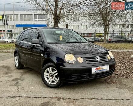 Черный Фольксваген Поло, объемом двигателя 1.4 л и пробегом 188 тыс. км за 3990 $, фото 1 на Automoto.ua