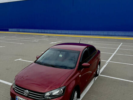 Красный Фольксваген Поло, объемом двигателя 1.6 л и пробегом 199 тыс. км за 9300 $, фото 1 на Automoto.ua