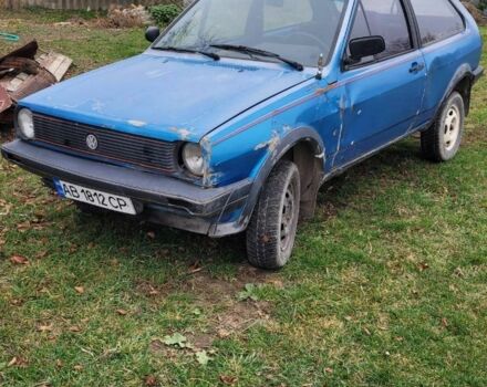 Синий Фольксваген Поло, объемом двигателя 1.1 л и пробегом 300 тыс. км за 285 $, фото 1 на Automoto.ua