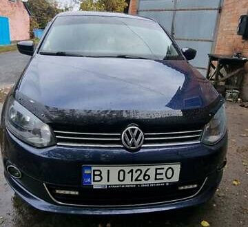 Фольксваген Поло 2013 в Шишаках на Automoto.ua Синий Фольксваген Поло, объемом двигателя 1.6 л и пробегом 91 тыс. км за 8500 $, фото 1 на Automoto.ua