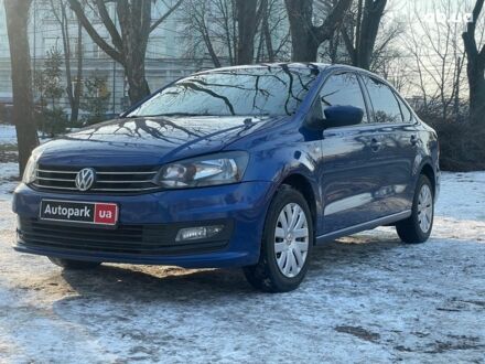Фольксваген Поло 2018 в Киеве на Automoto.ua Синий Фольксваген Поло, объемом двигателя 1.4 л и пробегом 194 тыс. км за 9290 $, фото 1 на Automoto.ua