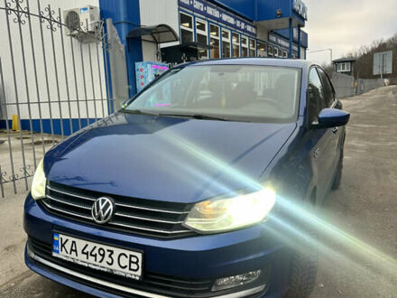 Фольксваген Поло 2019 у Києві на Automoto.ua Синій Фольксваген Поло, об'ємом двигуна 1.4 л та пробігом 168 тис. км за 10700 $, фото 1 на Automoto.ua