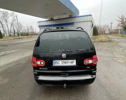 Черный Фольксваген Шаран, объемом двигателя 1.9 л и пробегом 223 тыс. км за 5500 $, фото 2 на Automoto.ua