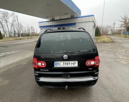 Черный Фольксваген Шаран, объемом двигателя 1.9 л и пробегом 223 тыс. км за 5500 $, фото 3 на Automoto.ua