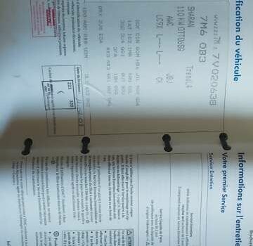 Черный Фольксваген Шаран, объемом двигателя 1.78 л и пробегом 205 тыс. км за 7000 $, фото 7 на Automoto.ua
