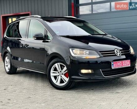 Черный Фольксваген Шаран, объемом двигателя 2 л и пробегом 265 тыс. км за 14500 $, фото 1 на Automoto.ua