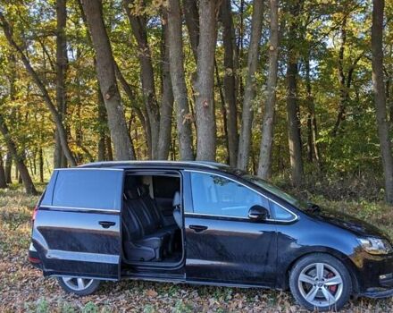 Черный Фольксваген Шаран, объемом двигателя 2 л и пробегом 218 тыс. км за 15850 $, фото 3 на Automoto.ua